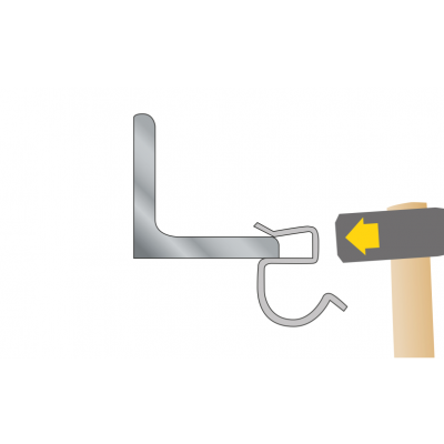 zacisk na kabel 10-11mm grubość belki 4-7,5mm /opk=100szt./ 97511CC CELO (97511CC)